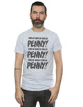 Sports Grey - Side - The Big Bang Theory Mens Sheldon Knock Knock Penny T-Shirt