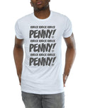 White - Back - The Big Bang Theory Mens Sheldon Knock Knock Penny T-Shirt