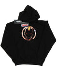 Black - Front - Marvel Girls Iron Man Montage Symbol Hoodie