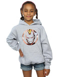 Sports Grey - Back - Marvel Girls Iron Man Montage Symbol Hoodie