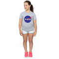 Sports Grey - Side - NASA Girls Insignia Logo T-Shirt