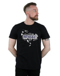 Black - Back - Beetlejuice Mens Sandworm Logo T-Shirt