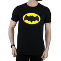 Black - Side - DC Comics Mens Batman TV Series Logo T-Shirt