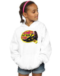 White - Back - DC Comics Girls Batman TV Series Catwoman Scratch Hoodie