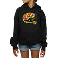 Black - Side - DC Comics Girls Batman TV Series Catwoman Scratch Hoodie