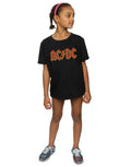 Black - Lifestyle - AC-DC Girls Logo Cotton T-Shirt