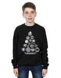 Black - Back - Marvel Boys Avengers Endgame Pyramid Icons Sweatshirt