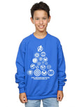 Royal Blue - Back - Marvel Boys Avengers Endgame Pyramid Icons Sweatshirt