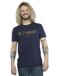 Navy Blue - Back - Star Wars Mens Obi-Wan Kenobi Logo T-Shirt