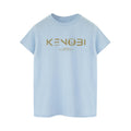 Baby Blue - Front - Star Wars Mens Obi-Wan Kenobi Logo T-Shirt