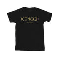 Black - Front - Star Wars Mens Obi-Wan Kenobi Logo T-Shirt