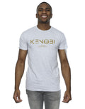 Sports Grey - Back - Star Wars Mens Obi-Wan Kenobi Logo T-Shirt