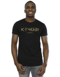 Black - Back - Star Wars Mens Obi-Wan Kenobi Logo T-Shirt