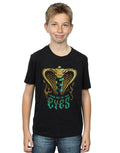 Black - Back - Disney Boys Aladdin Movie Jafar Snake Eyes T-Shirt