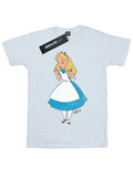 White - Front - Disney Boys Alice In Wonderland Surprised Alice T-Shirt