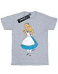 Sports Grey - Front - Disney Boys Alice In Wonderland Surprised Alice T-Shirt