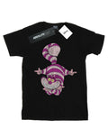 Black - Front - Disney Boys Alice In Wonderland Cheshire Cat Upside Down T-Shirt