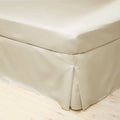 Ivory - Front - Belledorm Easycare Percale Platform Valance