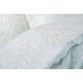 Duck Egg - Side - Belledorm Clara Leaves Duvet Cover Set