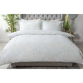 Duck Egg - Front - Belledorm Clara Leaves Duvet Cover Set