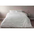 Vanilla - Front - Belledorm Waffle Stripe Duvet Cover Set