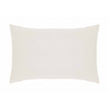 Ivory - Front - Belledorm Cotton Peracle Plain Pillowcase