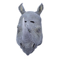 Grey - Side - Bristol Novelty Unisex Adults Rhino Mask