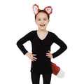 Brown-White - Front - Bristol Novelty Childrens-Kids Big Tail Fox Set