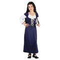 Dark Blue-White - Front - Bristol Novelty Childrens-Kids Forest Maid Costume