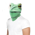 Green - Back - Bristol Novelty Unisex Adults Rubber Frog Mask