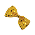 Gold - Back - Bristol Novelty Sequin Bow Tie