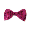 Pink - Front - Bristol Novelty Sequin Bow Tie