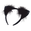 Black - Front - Bristol Novelty Unisex Adults Vinyl Cat Ears