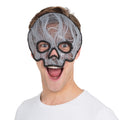 Grey-Black - Front - Bristol Novelty Unisex Adults Ghostly Skull Eyemask