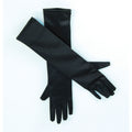 Black - Front - Bristol Novelty Womens-Ladies Satin Feel Long Gloves (1 Pair)