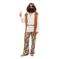 Multicoloured - Front - Bristol Novelty Mens Hippie Costume