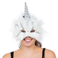 White-Silver - Front - Bristol Novelty Unisex Unicorn Mask