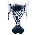 Black-White - Front - Bristol Novelty Adults Unisex Zebra Mask With Sound