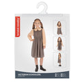 Orange-Brown - Lifestyle - Bristol Novelty Girls Victorian Schoolgirl Costume