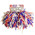 Red-White-Blue - Back - Bristol Novelty Pom Poms (Pair)