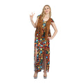 Multicoloured - Front - Bristol Novelty Womens-Ladies Flowery Hippie Dress Costume