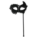 Black - Front - Bristol Novelty Unisex Adults Lace Mask On Stick