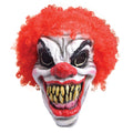 White-Red-Black - Front - Bristol Novelty Unisex Halloween Clown Mask