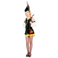 Green-White-Gold-Brown - Front - Bristol Novelty Teen Girls Forest Hunter Costume