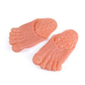 Pink - Back - Bristol Novelty Unisex Jumbo Feet (Pack Of 2)