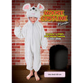 White - Lifestyle - Bristol Novelty Childs-Kids Plush Mouse Costume