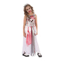 White-Red - Front - Bristol Novelty Childrens-Girls Bloody Zombie Queen Costume