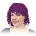 Cerise - Back - Bristol Novelty Unisex Tinsel Wig