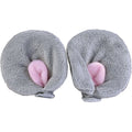 Grey-Pink - Back - Bristol Novelty Unisex Mouse Ear Clip Ons