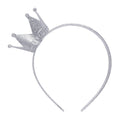 Silver - Front - Bristol Novelty Crown Headband